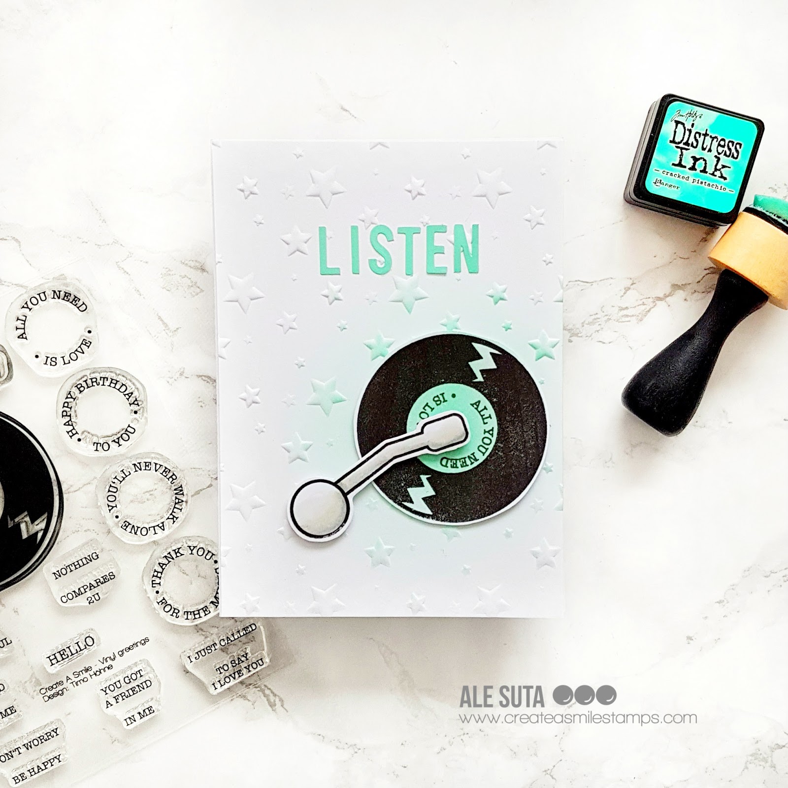 Clear A6 Vinyl Greetings