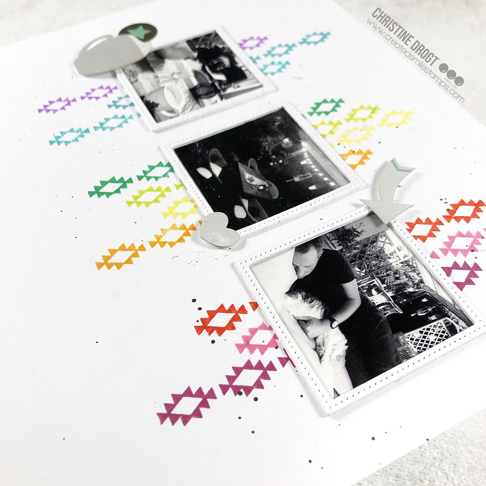 Cool Cuts Stitched Square Frames