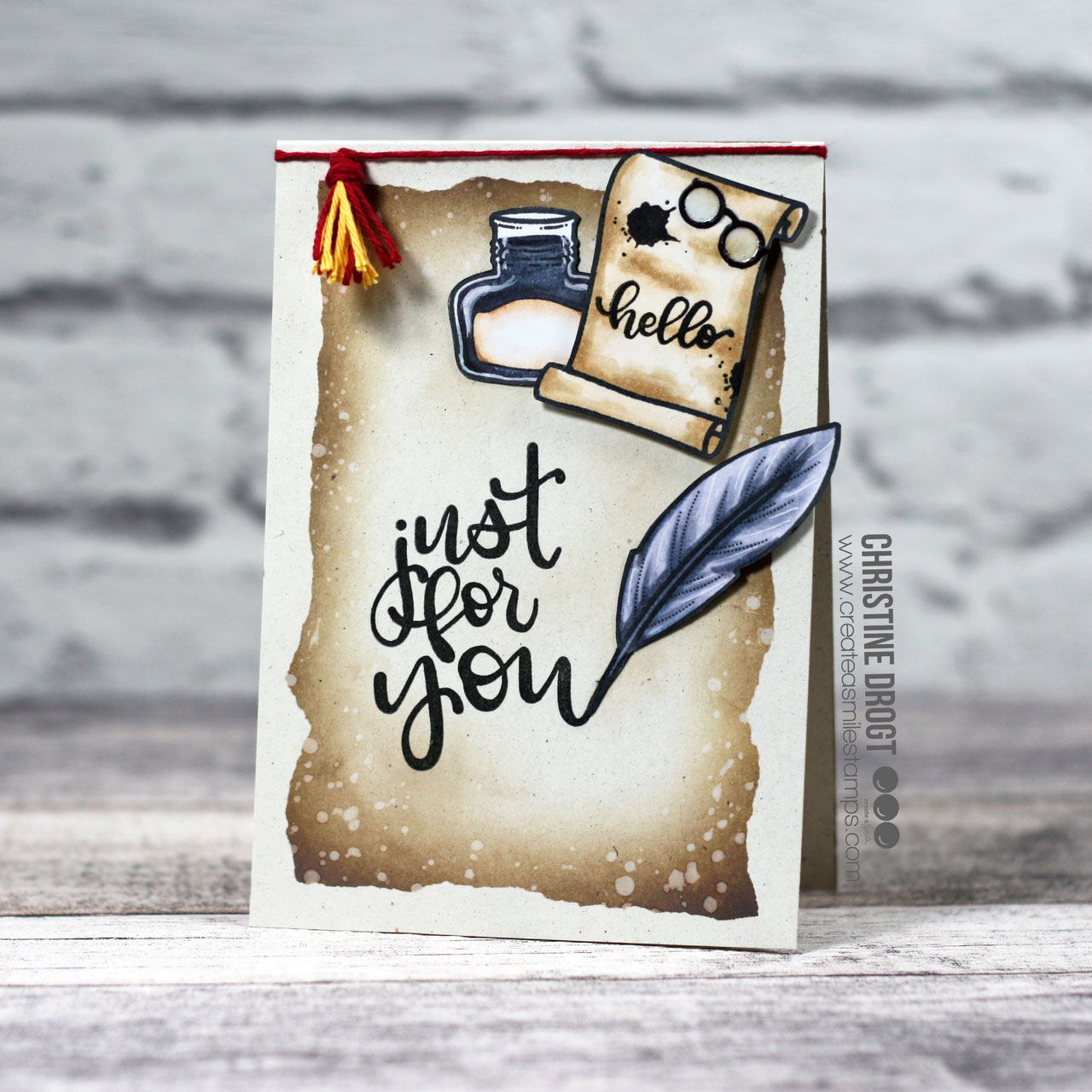 Clear A6 Tinte & Feder