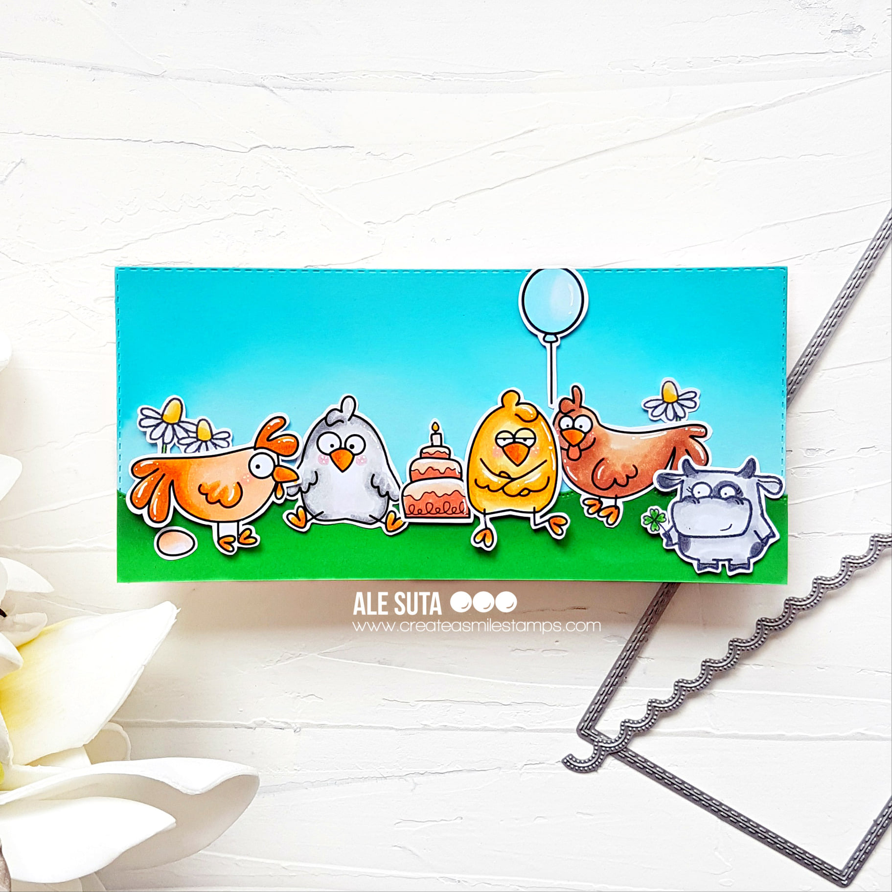 Clear A6 Verrücktes Huhn