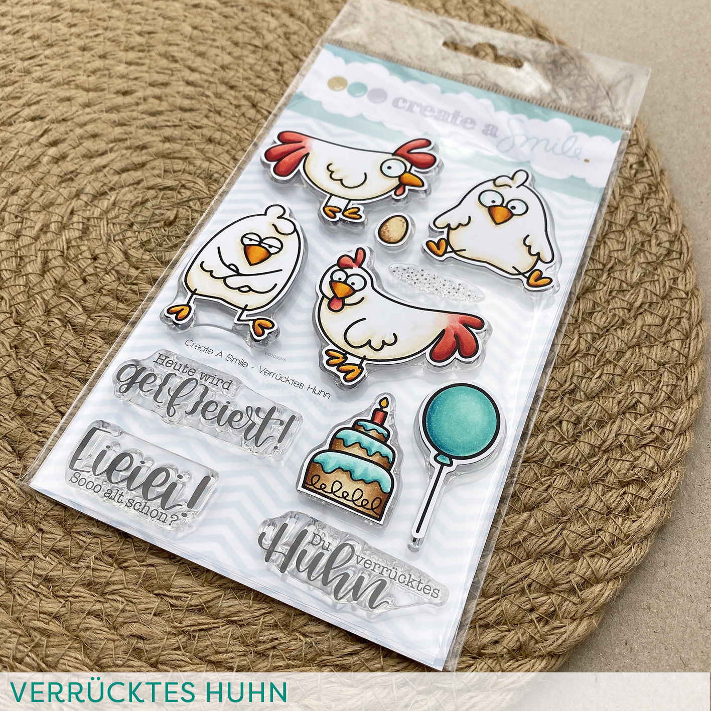 Clear A6 Verrücktes Huhn