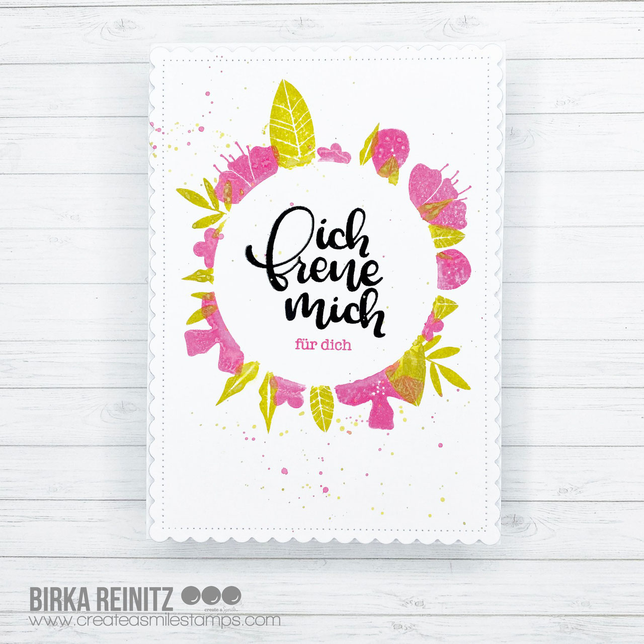 Clear A7 Solid Florals