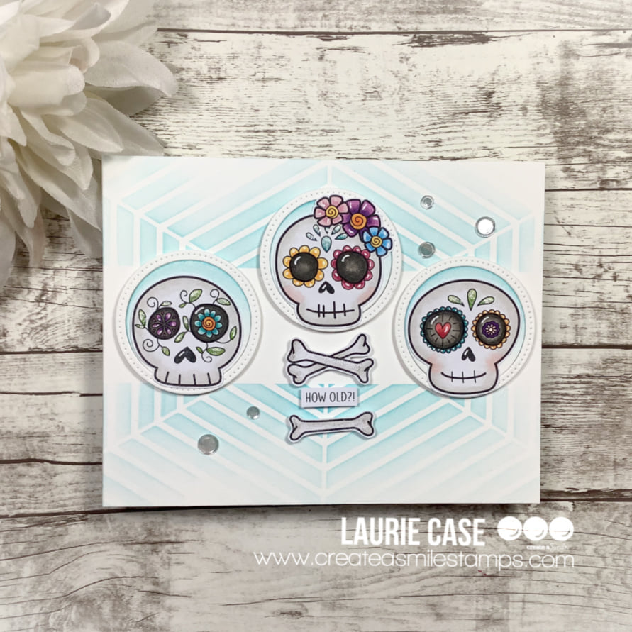 Clear A7 Sugar Skulls