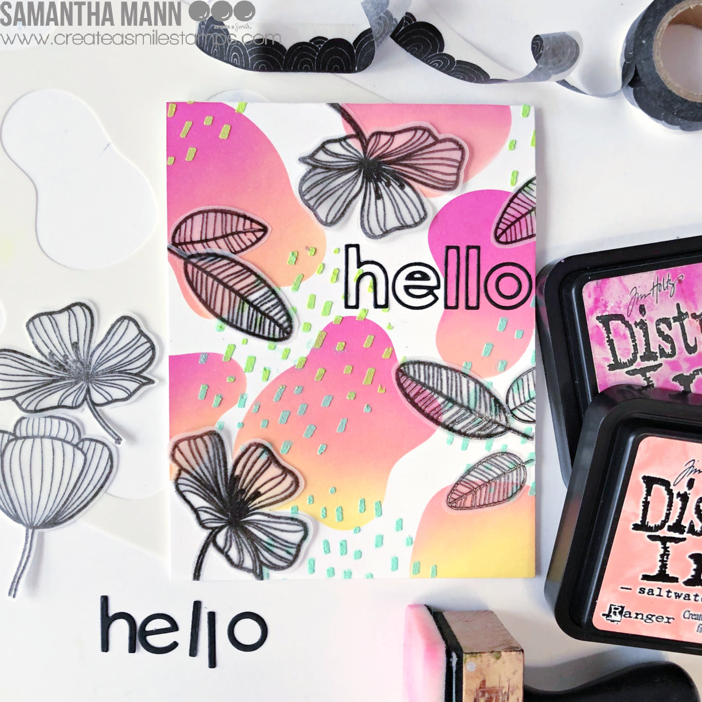 Clear A6 Growing Garden