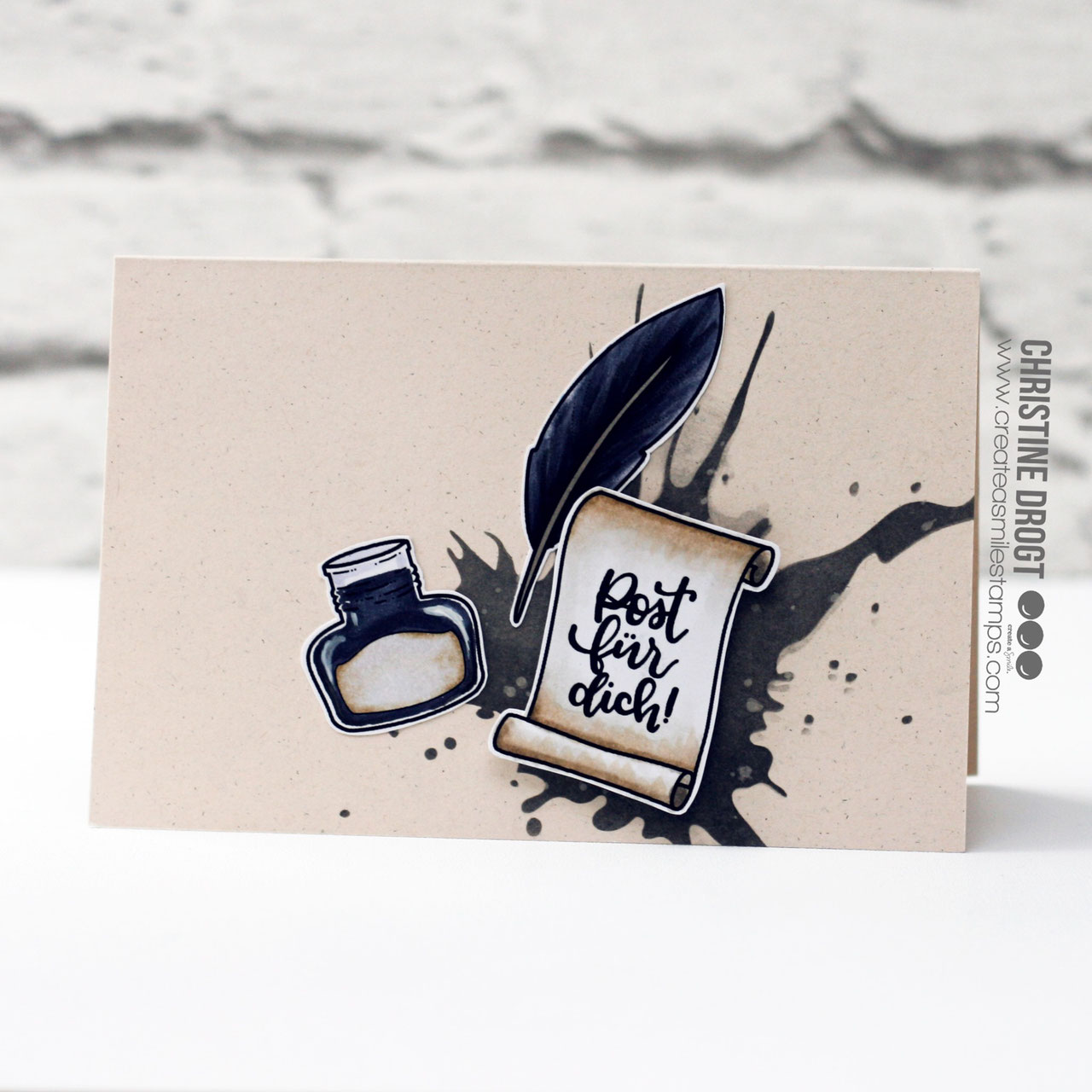 Clear A6 Tinte & Feder