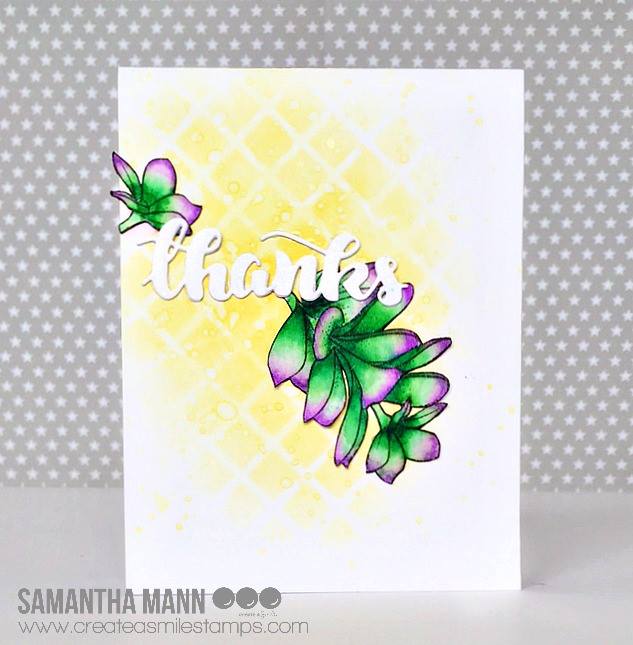 Stencil: Diagonal grid