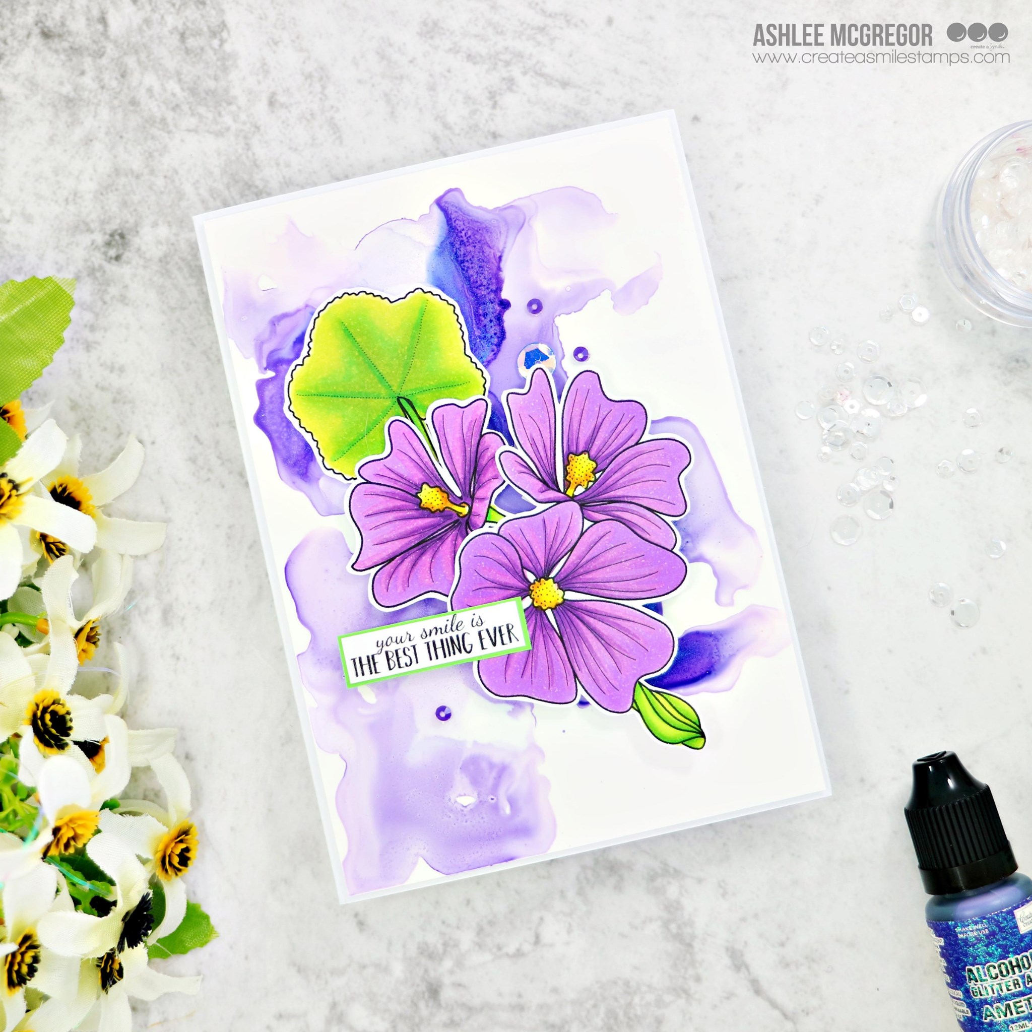 Clear A6 Malvenblüte