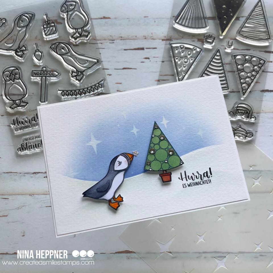 Clear A6 Hurra, es weihnachtet