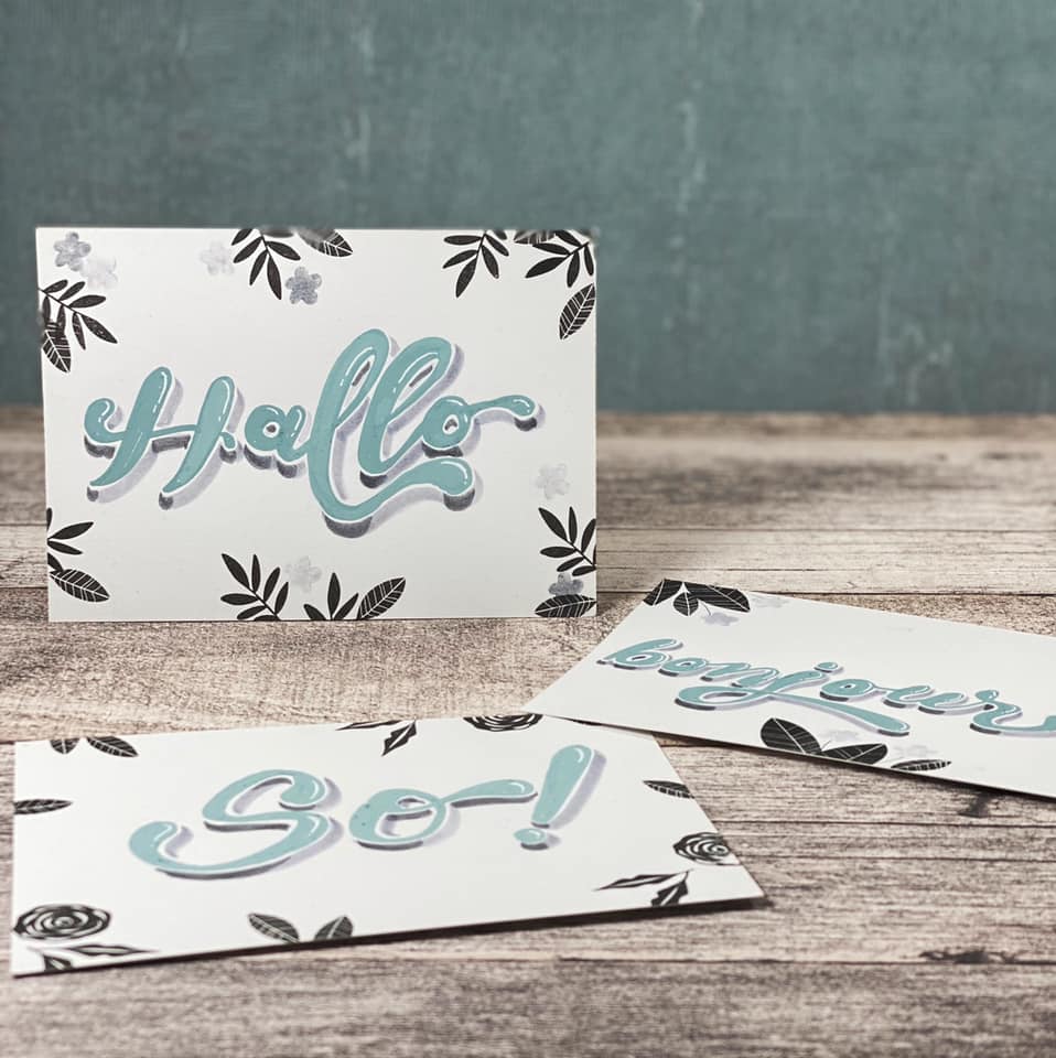 Clear A7 Solid Florals