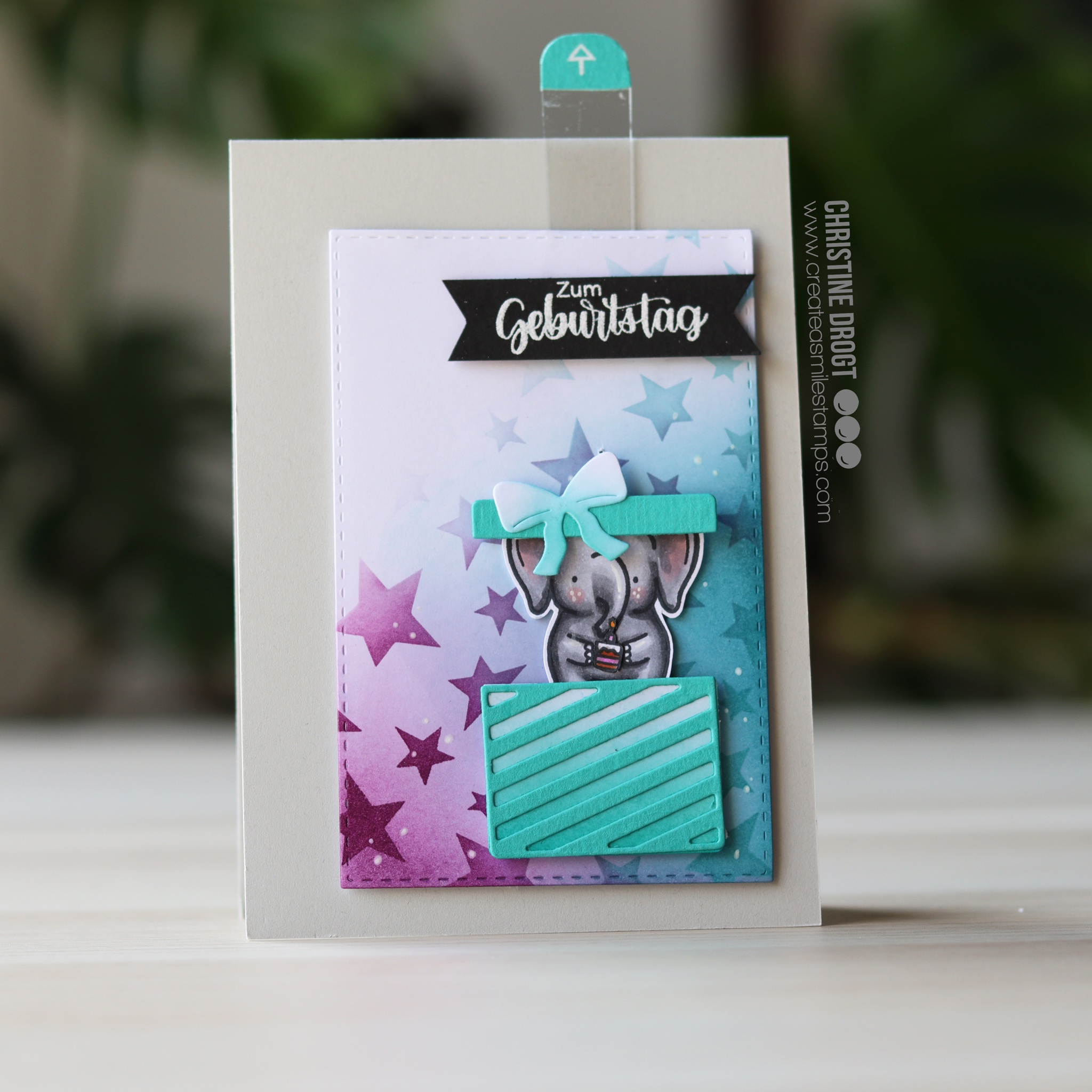 Clear A7 Bunte Texte