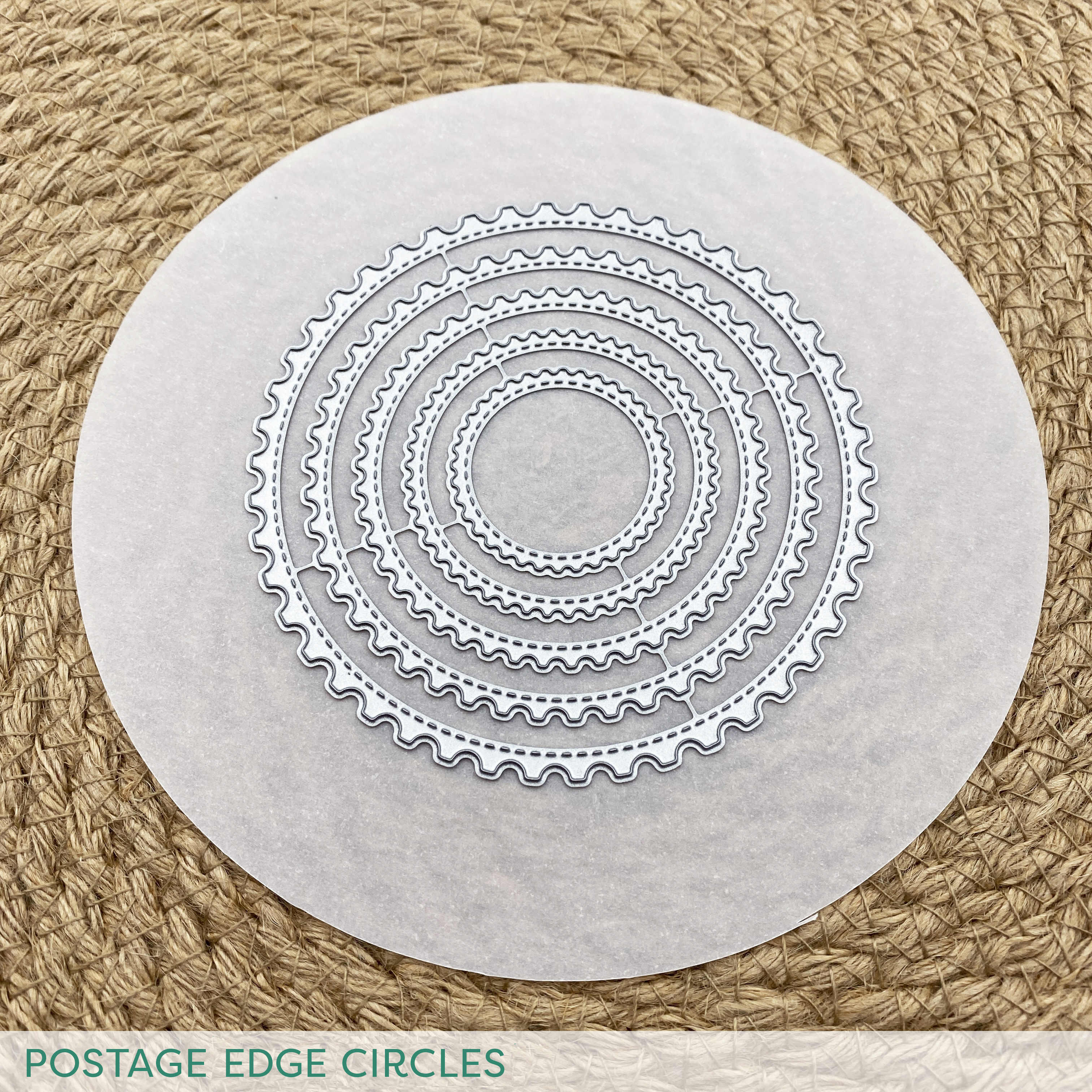 Cool Cuts Postage Edge Circles