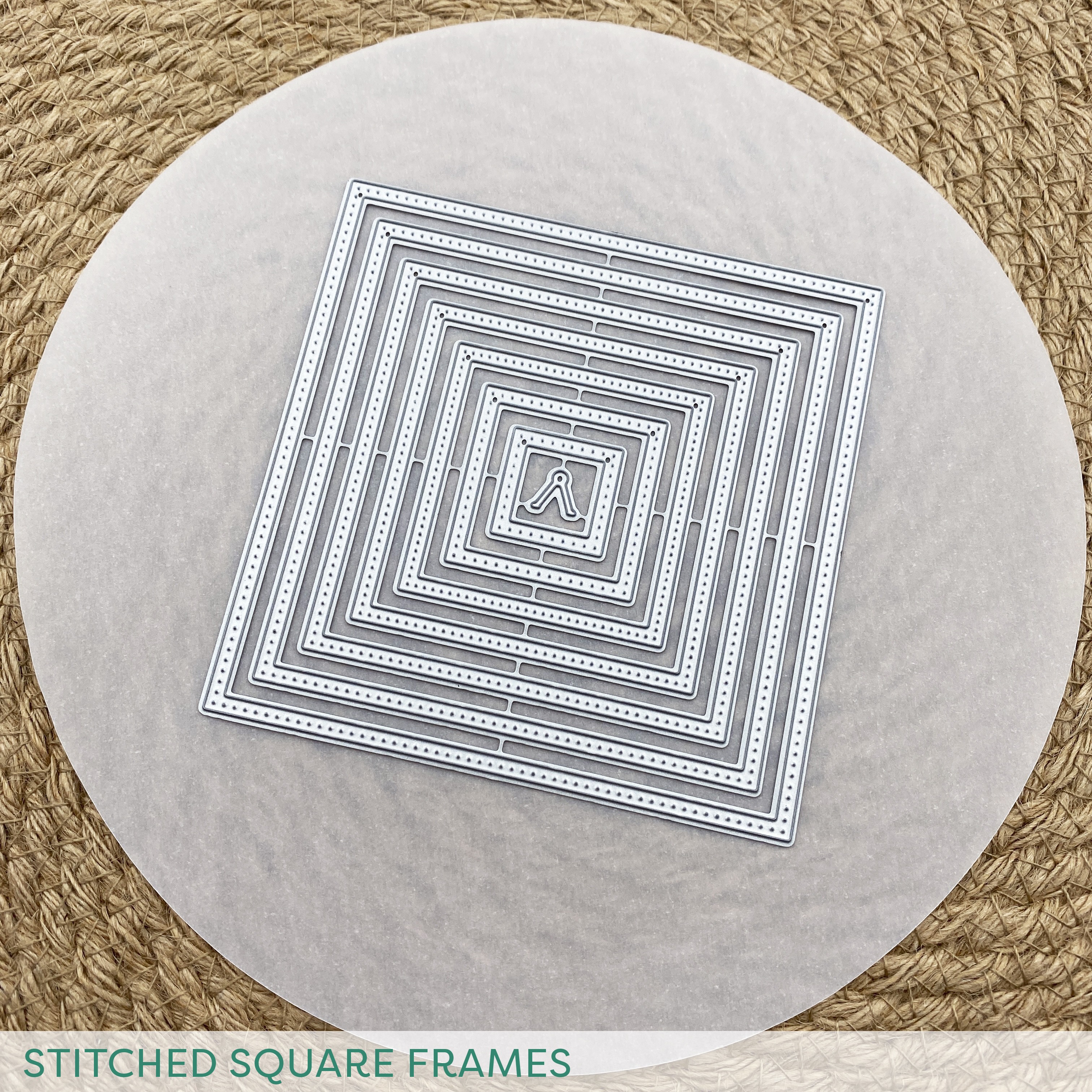 Cool Cuts Stitched Square Frames