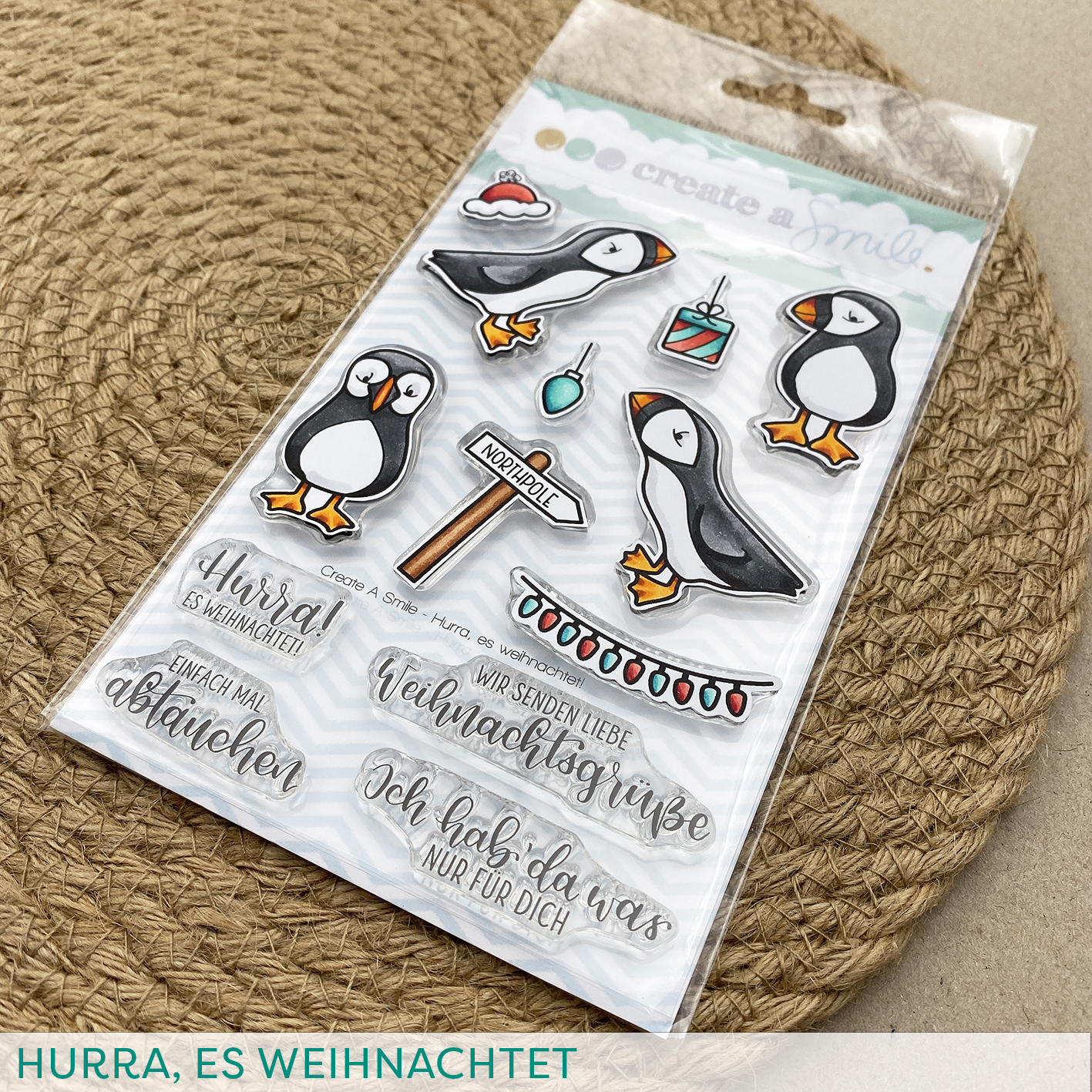 Clear A6 Hurra, es weihnachtet