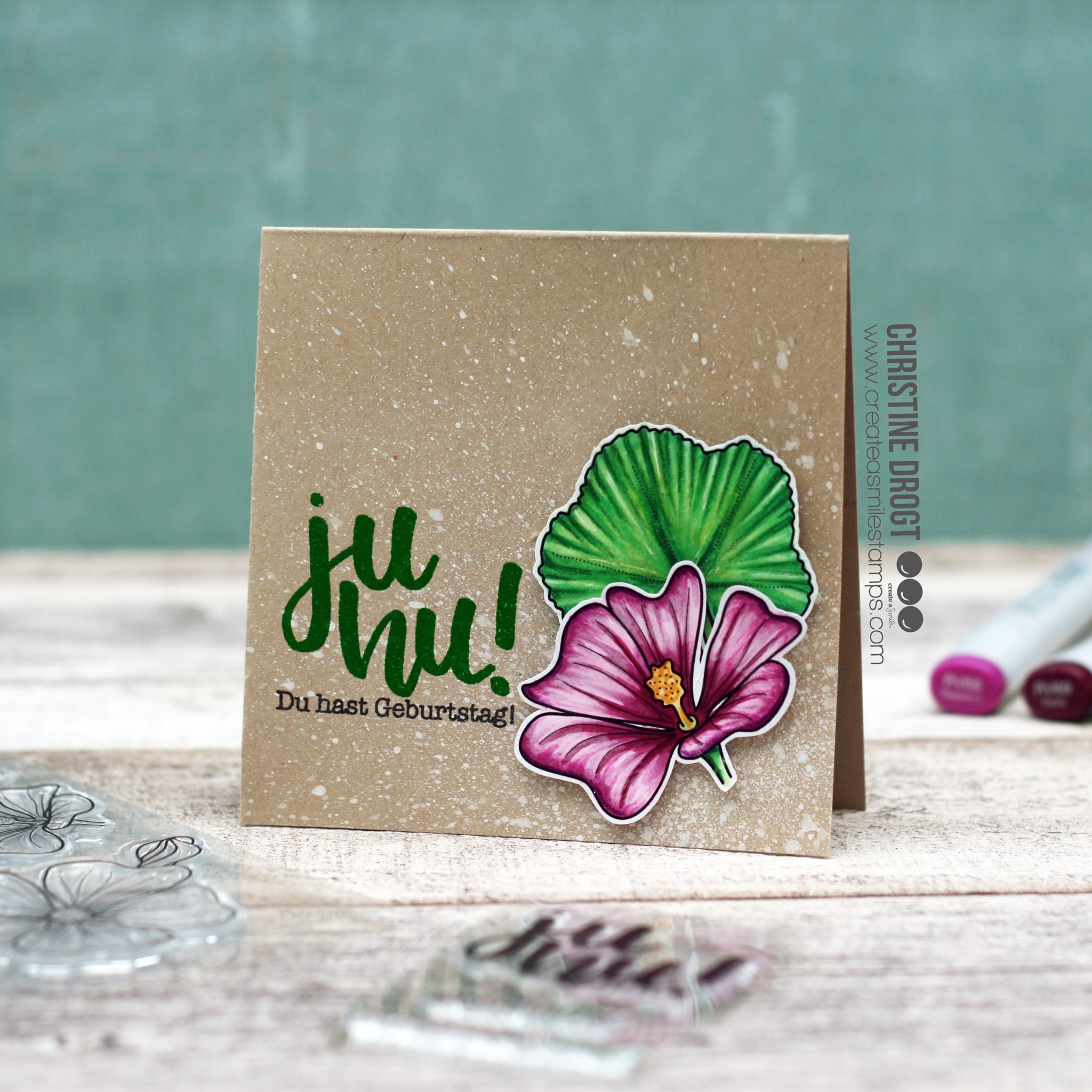 Clear A6 Malvenblüte