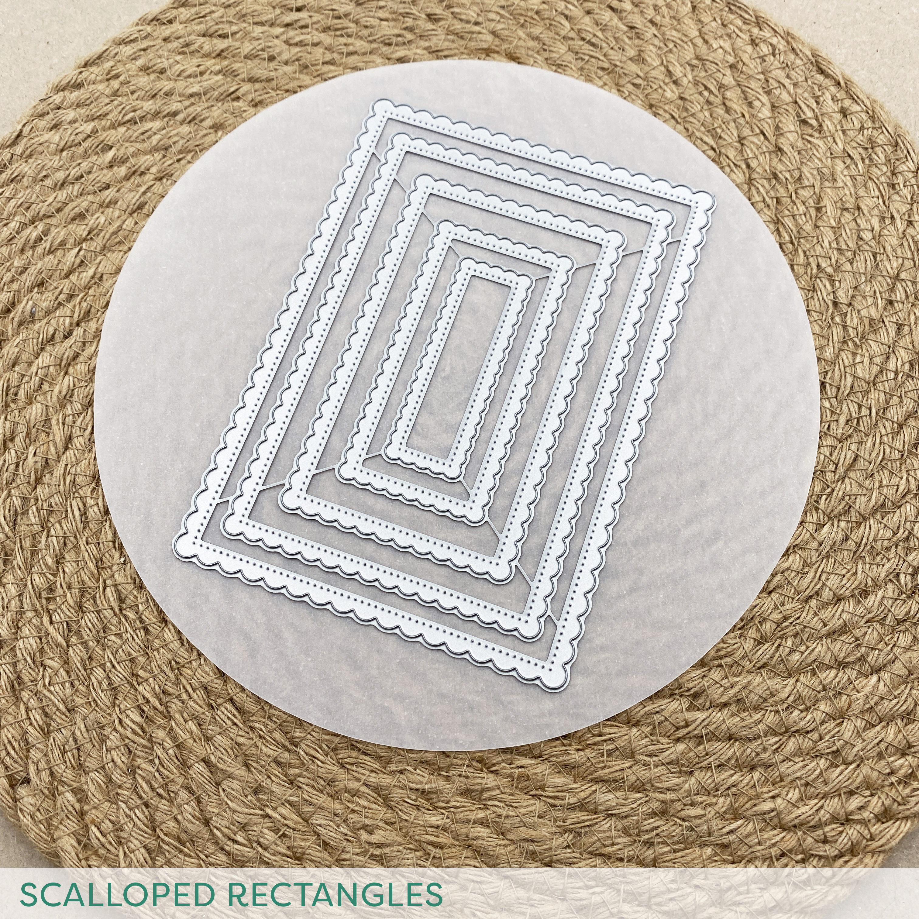 Cool Cuts Scalloped Rectangles