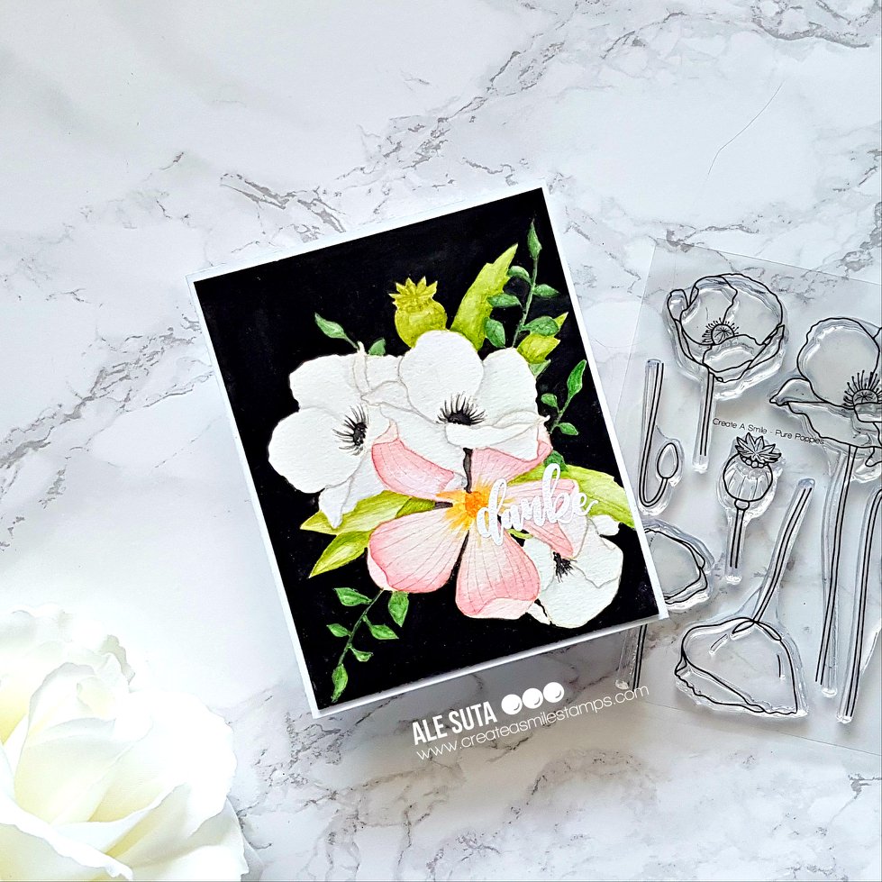 Clear A6 Pure Poppies