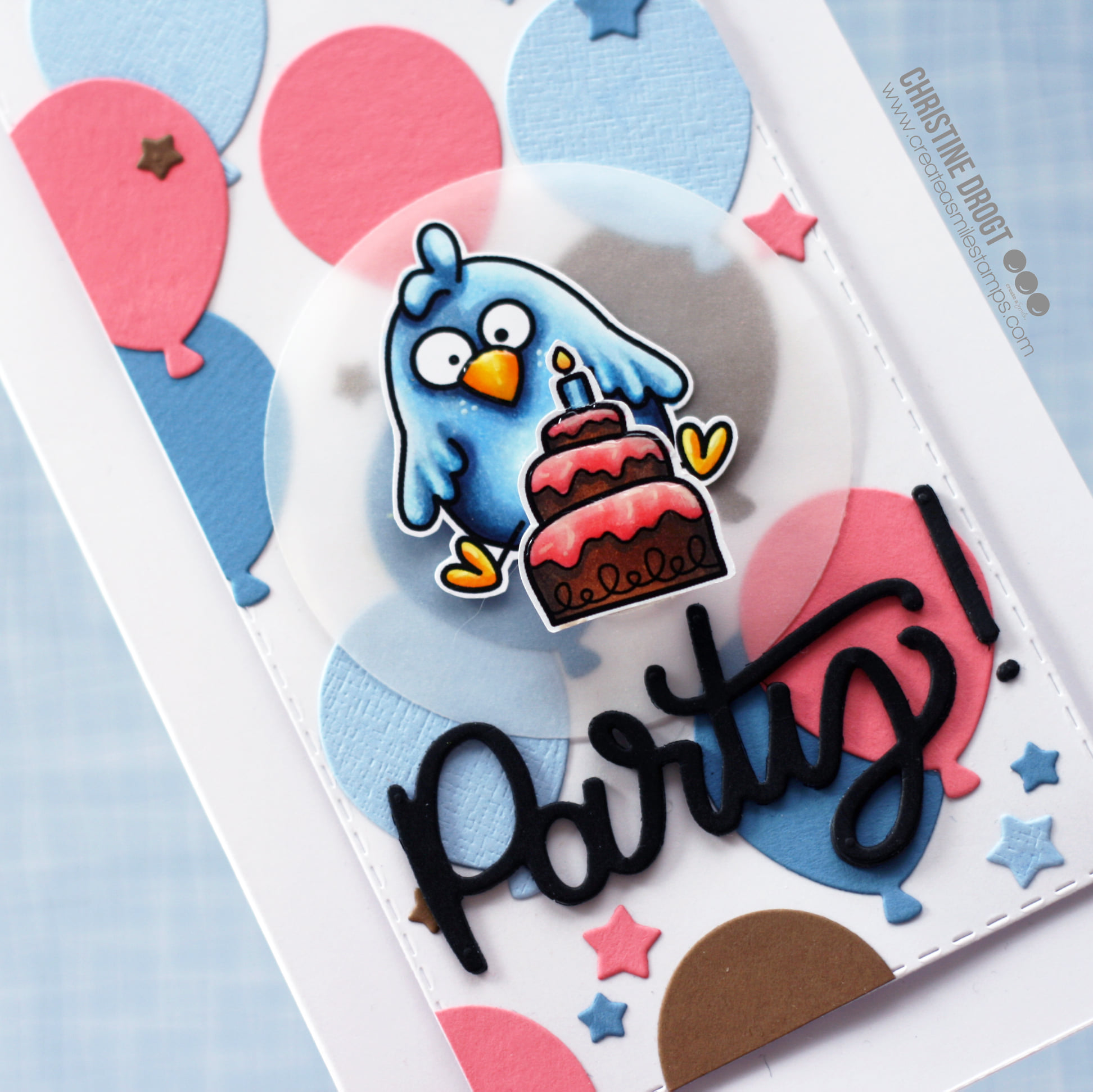 Clear A6 Verrücktes Huhn