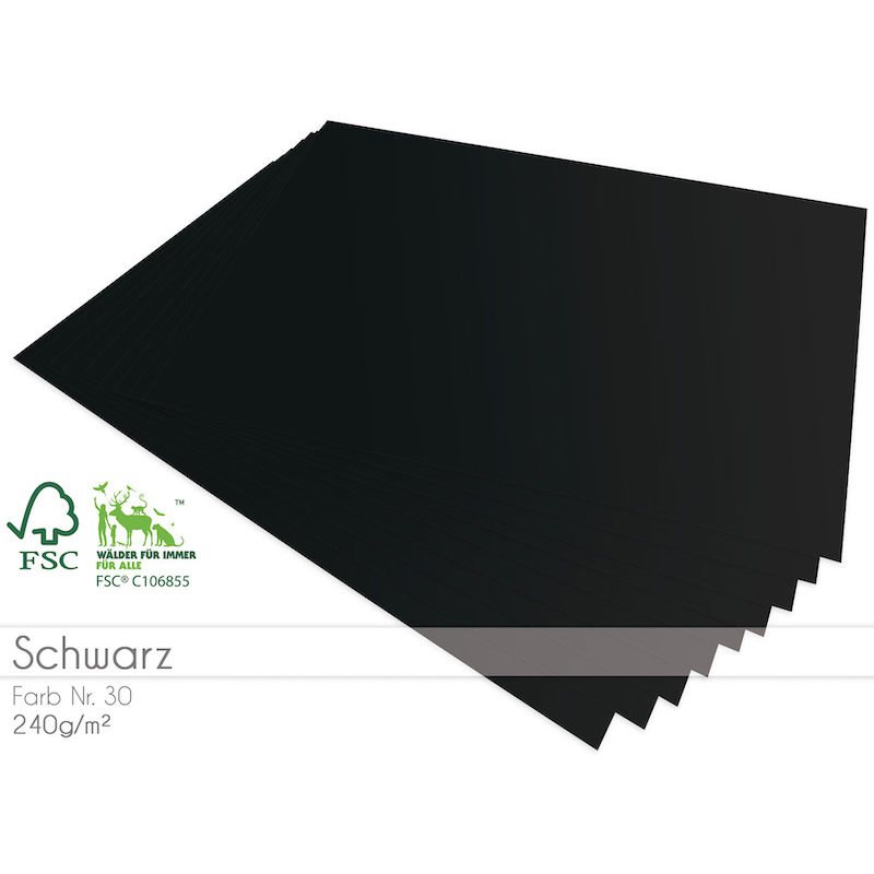 Cardstock Schwarz