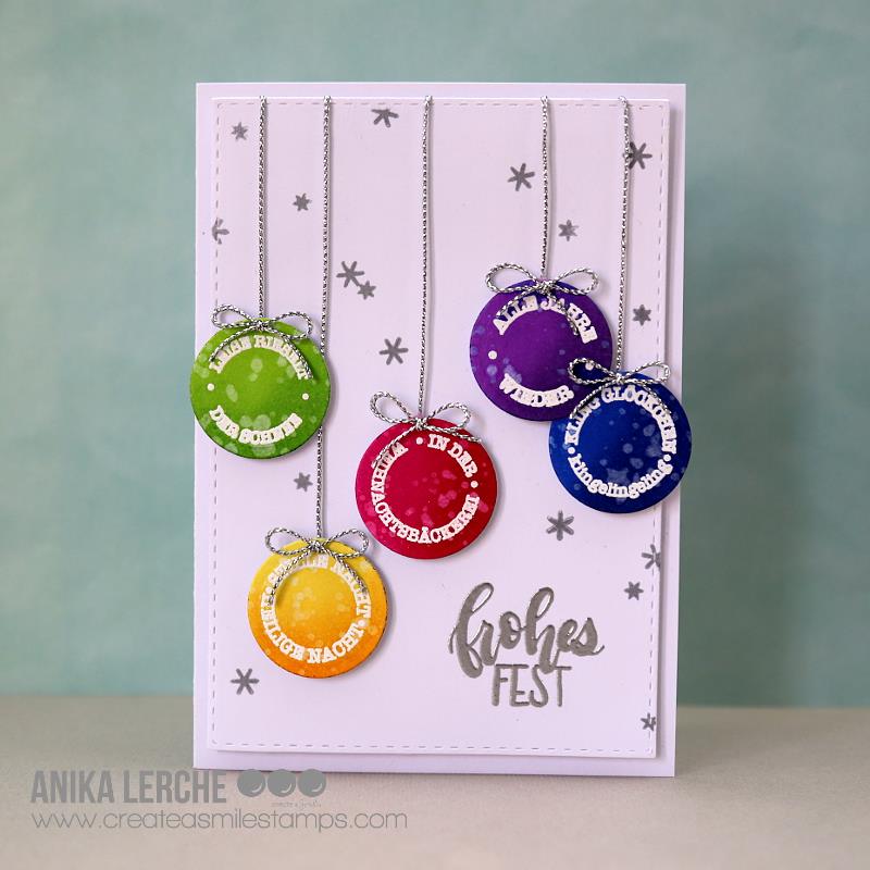 Clear A7 Vinyl Weihnachtsgrüße