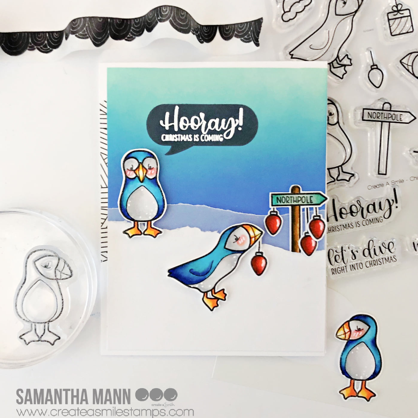 Clear A6 Hurra, es weihnachtet