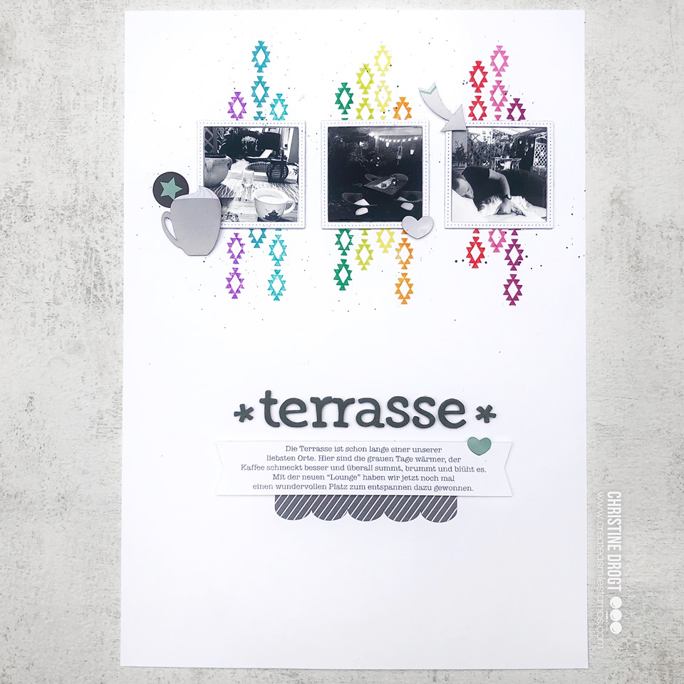 Cool Cuts Stitched Square Frames