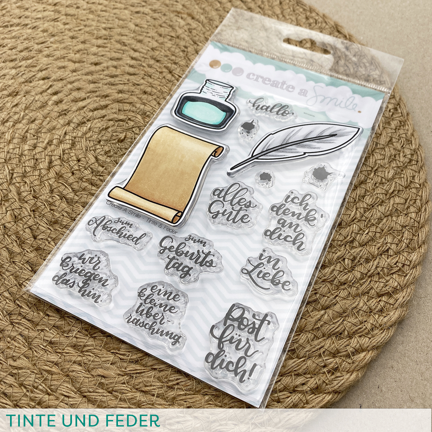 Clear A6 Tinte & Feder