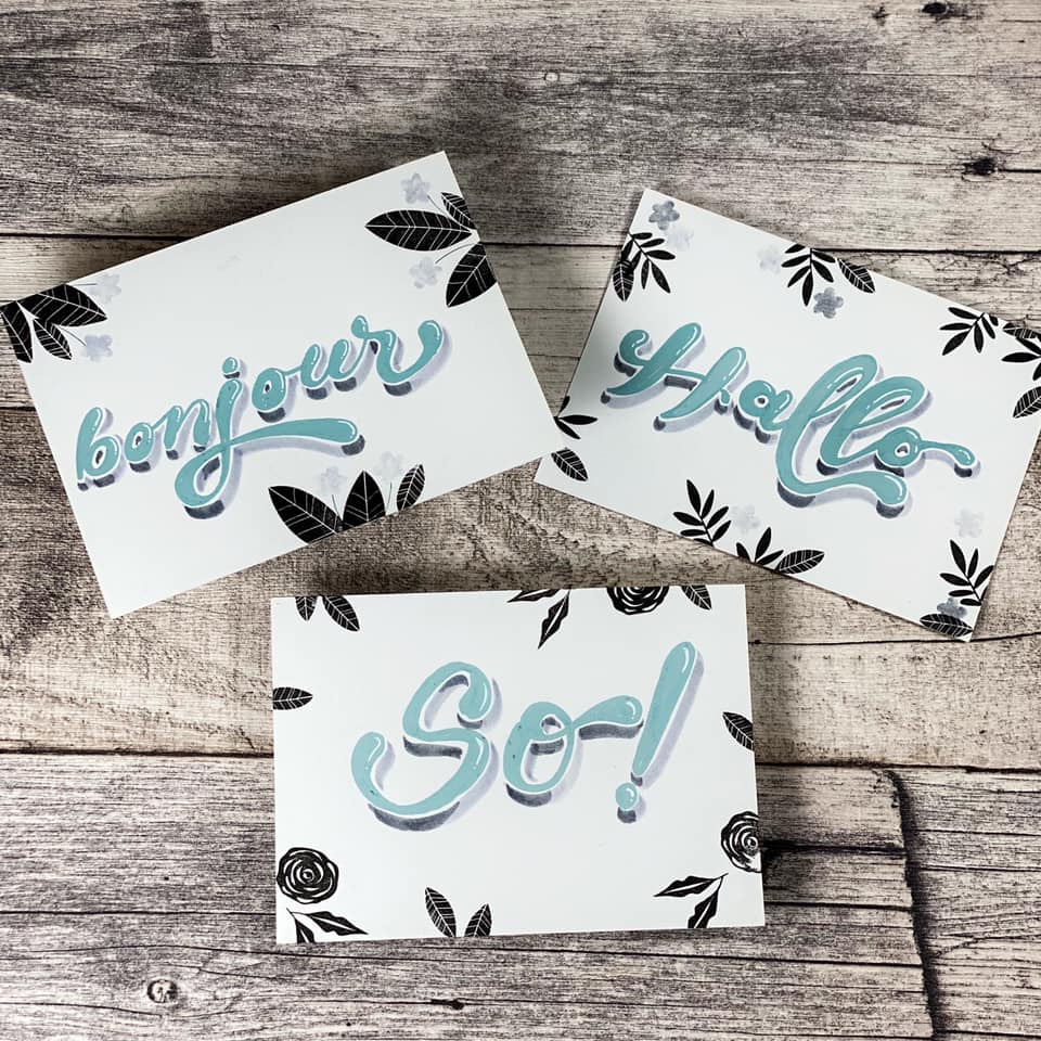 Clear A7 Solid Florals