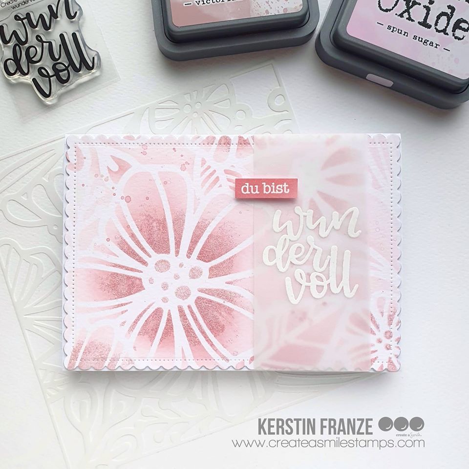 Stencil: Spring garden